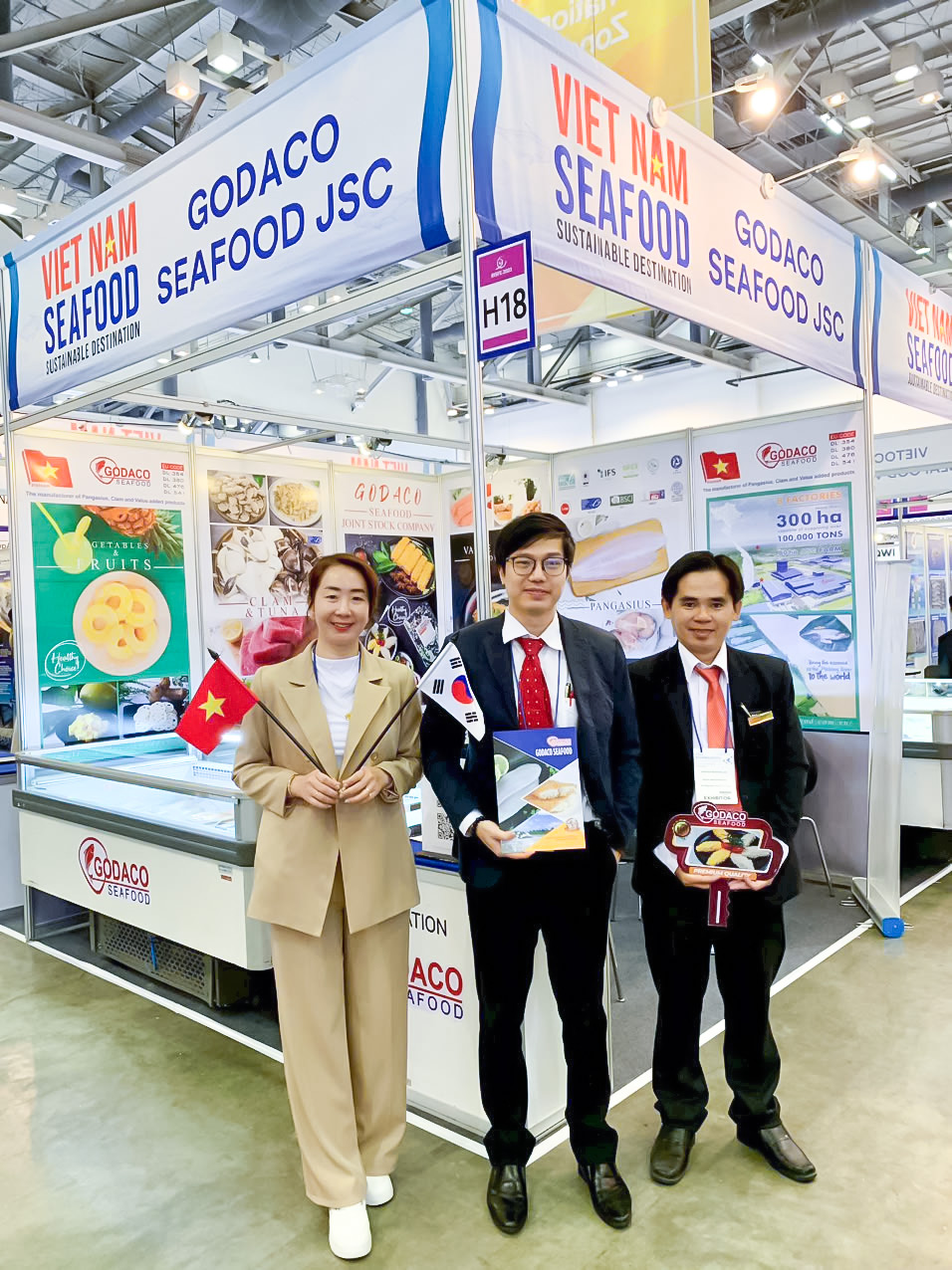 Welcome Godaco Seafood Booth At BISFE 2023