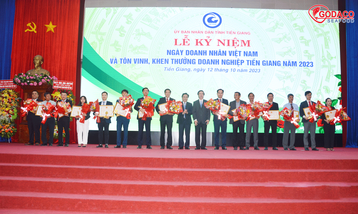 Godaco Seafood Is Honored As “Outstanding Enterprise Tien Giang Province In 2023”