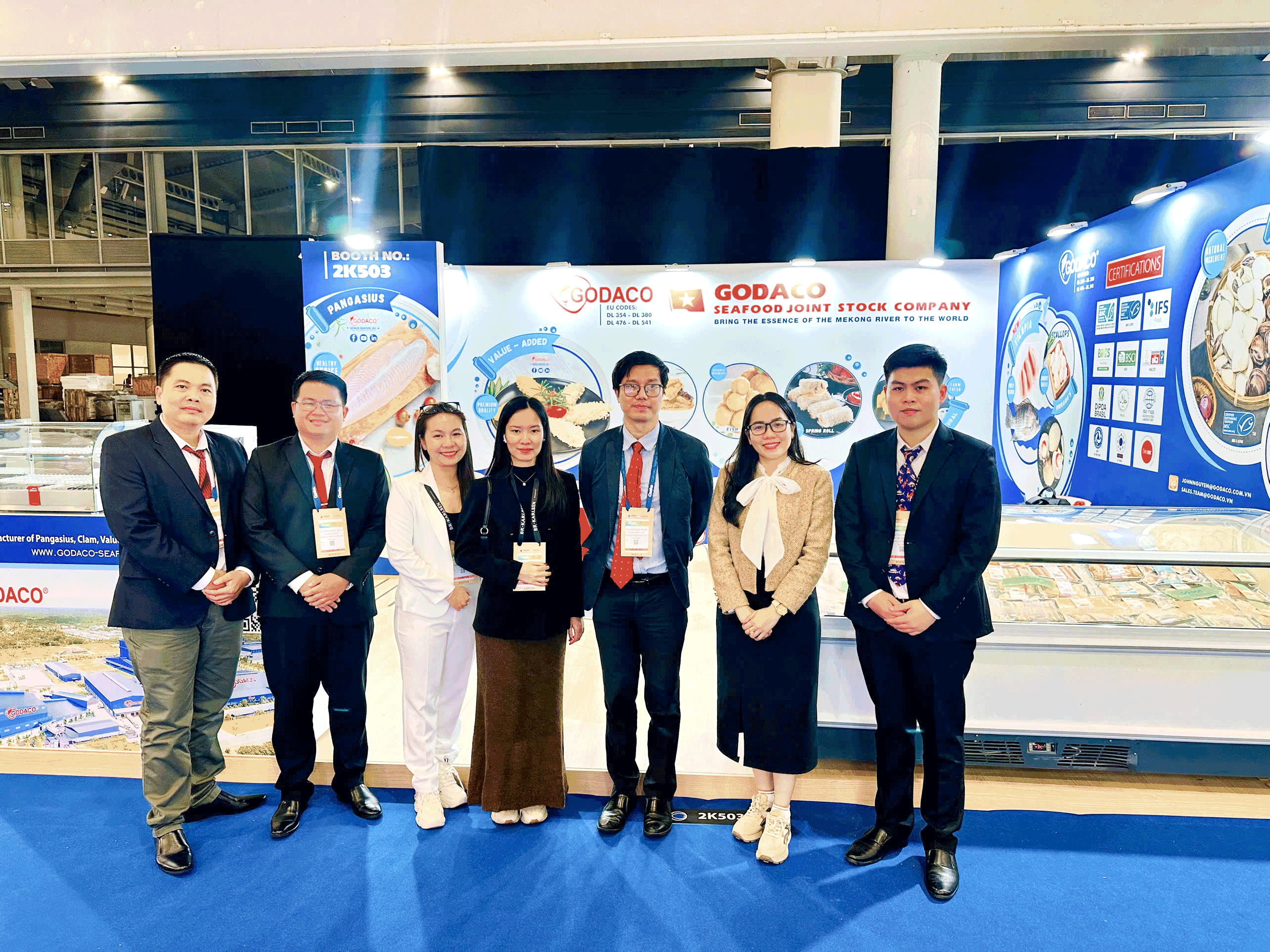 2025 年巴塞罗那全球海鲜博览会 (SEG) GODACO 展位