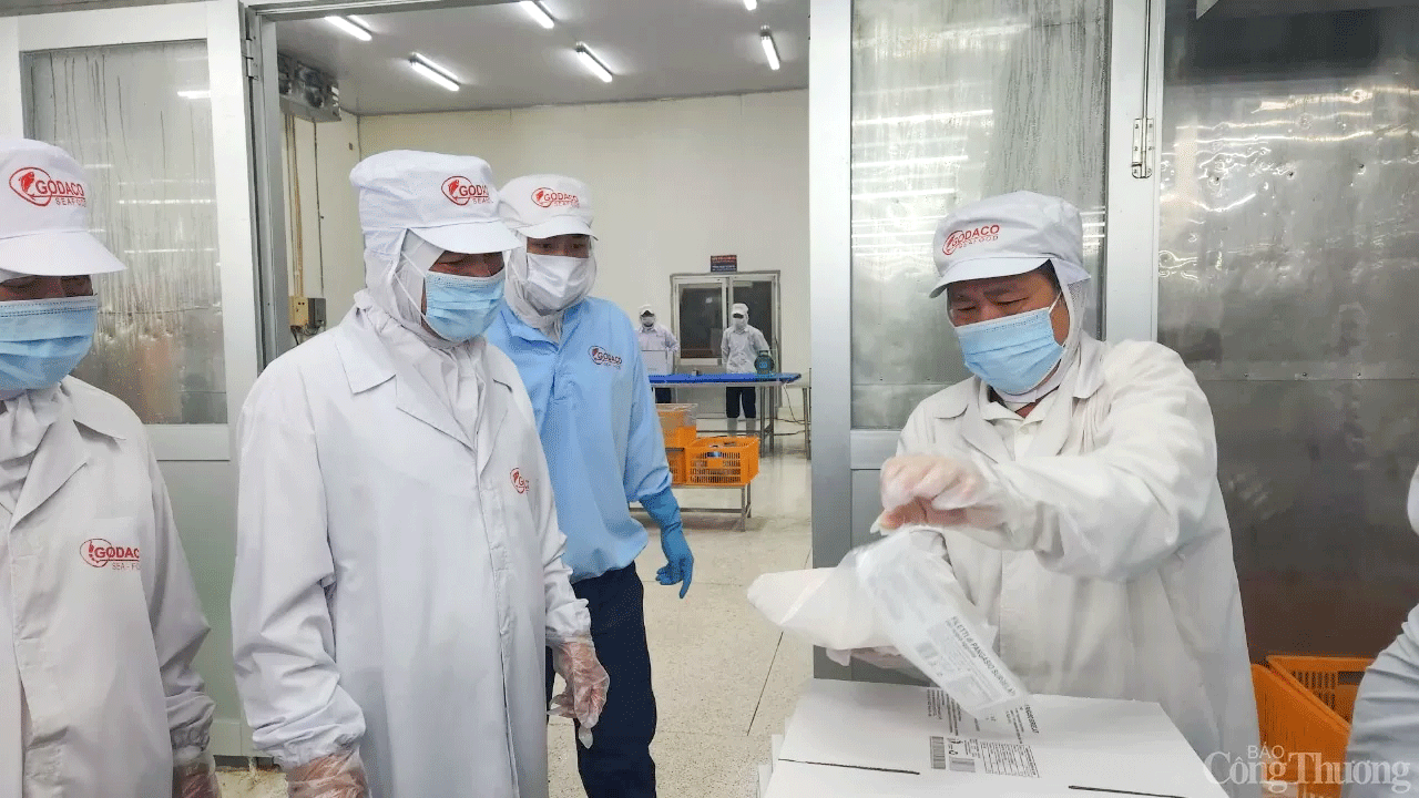 Minister Nguyen Hong Dien visit GODACO factory