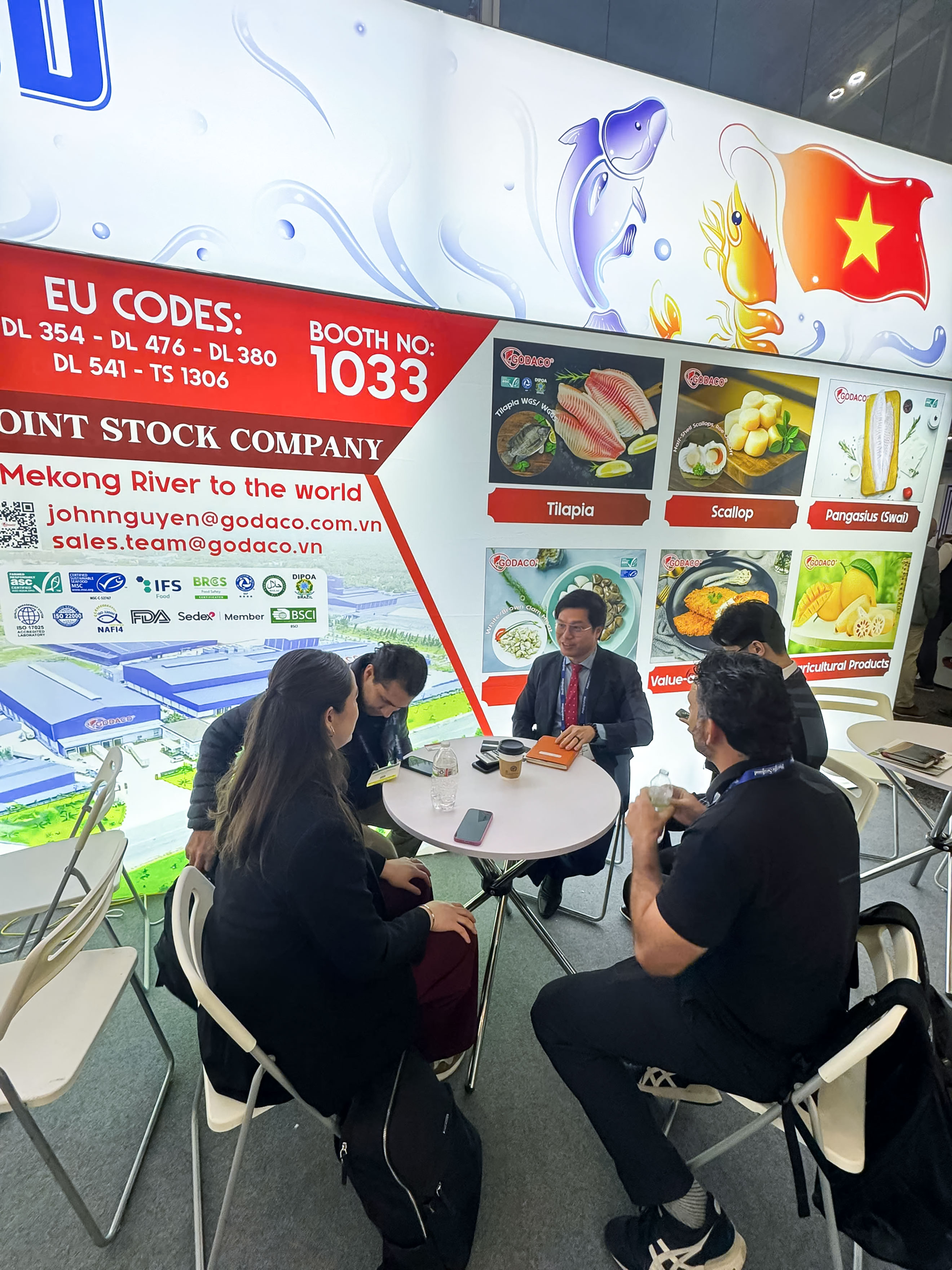 GODACO's Booth At Seafood Expo North America 2026
